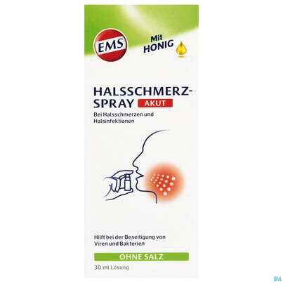 Sie sehen eine Packung EMSER HALSSCHMERZSPRAY AKUT, 30 Milliliter, Produktbild: 02 EMSER HALSSCHMERZSPRAY AKUT, 30 Milliliter, A-Nr.: 4737921 - 02