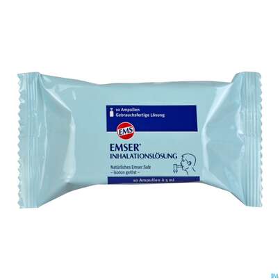 Sie sehen eine Packung EMSER INHAL LSG ISOT AMP SAC, 20 Stück, Produktbild: 06 EMSER INHAL LSG ISOT AMP SAC, 20 Stück, A-Nr.: 3072483 - 06