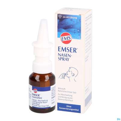 Sie sehen eine Packung EMSER NA-SPRAY, 20 Milliliter, Produktbild: 05 EMSER NA-SPRAY, 20 Milliliter, A-Nr.: 3961208 - 05