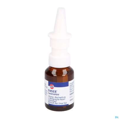Sie sehen eine Packung EMSER NA-SPRAY, 20 Milliliter, Produktbild: 07 EMSER NA-SPRAY, 20 Milliliter, A-Nr.: 3961208 - 07