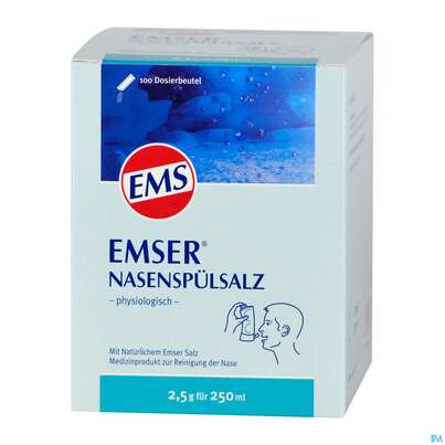 Sie sehen eine Packung EMSER NA-SPUELSALZ 2,5G BTL, 100 Stück, Produktbild: 02 EMSER NA-SPUELSALZ 2,5G BTL, 100 Stück, A-Nr.: 3708159 - 02