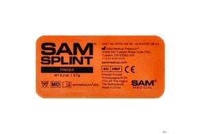 Fingerschiene Sam Splint Alu Formbar 9,5x 4,5cm S 005 1st, A-Nr.: 2862065 - 01