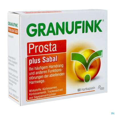 Sie sehen eine Packung Granufink Prosta plus Sabal, 60 Stück, Produktbild: 02 Granufink Prosta plus Sabal, 60 Stück, A-Nr.: 4223211 - 02