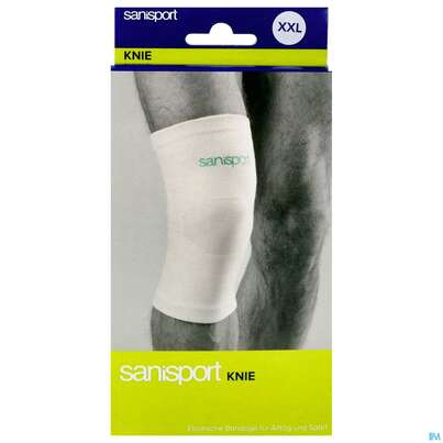 Sie sehen eine Packung Kniebandagen Sanisport Xxl Nr 22 1st, Produktbild: 01 Kniebandagen Sanisport Xxl Nr 22 1st, A-Nr.: 4140293 - 01