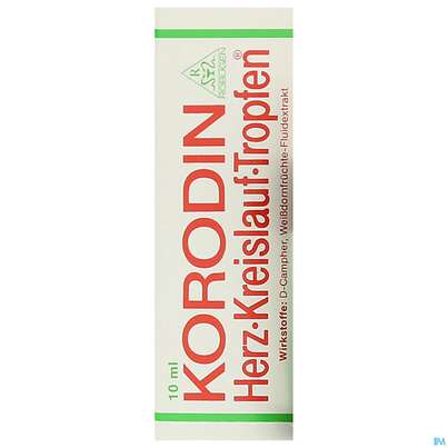 Sie sehen eine Packung Korodin Herz-kreislauf Tropfen 40ml, Produktbild: 01 Korodin Herz-kreislauf Tropfen 40ml, A-Nr.: 2457169 - 01