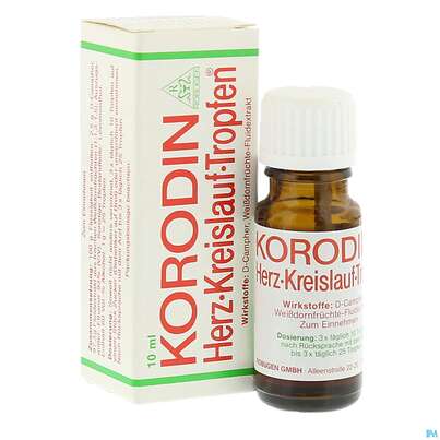 Sie sehen eine Packung Korodin Herz-kreislauf Tropfen 40ml, Produktbild: 05 Korodin Herz-kreislauf Tropfen 40ml, A-Nr.: 2457169 - 05