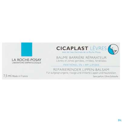 Sie sehen eine Packung La Roche-Posay Cicaplast Lippenbalsam, 7,5 Milliliter, Produktbild: 01 La Roche-Posay Cicaplast Lippenbalsam, 7,5 Milliliter, A-Nr.: 4151227 - 01