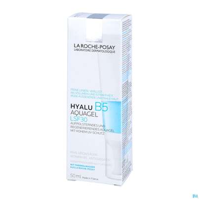 Sie sehen eine Packung La Roche-Posay Hyalu B5 Aquagel LSF 30, 50 Milliliter, Produktbild: 02 La Roche-Posay Hyalu B5 Aquagel LSF 30, 50 Milliliter, A-Nr.: 5408875 - 02