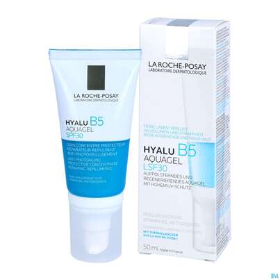 Sie sehen eine Packung La Roche-Posay Hyalu B5 Aquagel LSF 30, 50 Milliliter, Produktbild: 04 La Roche-Posay Hyalu B5 Aquagel LSF 30, 50 Milliliter, A-Nr.: 5408875 - 04