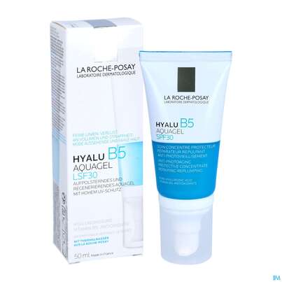 Sie sehen eine Packung La Roche-Posay Hyalu B5 Aquagel LSF 30, 50 Milliliter, Produktbild: 05 La Roche-Posay Hyalu B5 Aquagel LSF 30, 50 Milliliter, A-Nr.: 5408875 - 05