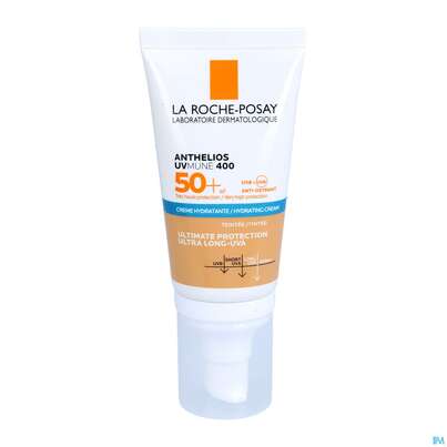Sie sehen eine Packung La Roche-Posay Anthelios hydratisierdende getönte BB-Creme mit LSF 50+, 50 Milliliter, Produktbild: 05 La Roche-Posay Anthelios hydratisierdende getönte BB-Creme mit LSF 50+, 50 Milliliter, A-Nr.: 5572043 - 05