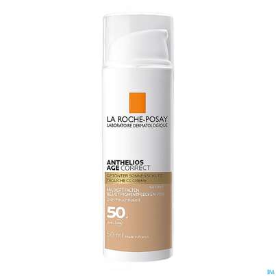 Sie sehen eine Packung La Roche-Posay Anthelios Age Correct Creme LSF50 , 50 Milliliter, Produktbild: 01 La Roche-Posay Anthelios Age Correct Creme LSF50 , 50 Milliliter, A-Nr.: 5387073 - 01