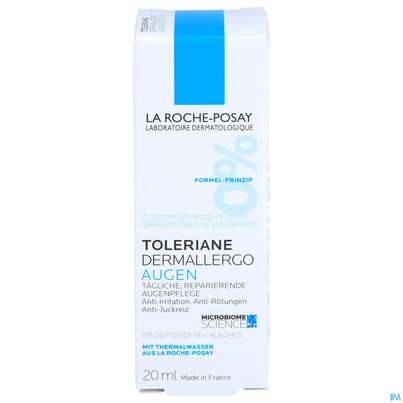 Sie sehen eine Packung La Roche-Posay Dermallergo Augenpflege, 20 Milliliter, Produktbild: 01 La Roche-Posay Dermallergo Augenpflege, 20 Milliliter, A-Nr.: 5462521 - 01