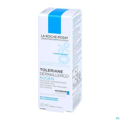 Sie sehen eine Packung La Roche-Posay Dermallergo Augenpflege, 20 Milliliter, Produktbild: 02 La Roche-Posay Dermallergo Augenpflege, 20 Milliliter, A-Nr.: 5462521 - 02