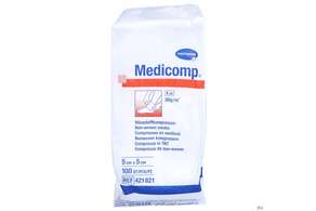 Kompressen Medicomp Vliesstoff 4fach Unsteril 5x 5cm 100st, A-Nr.: 1652029 - 01