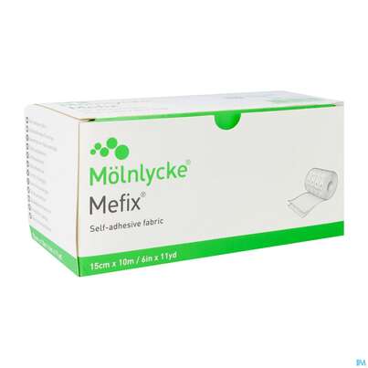 Sie sehen eine Packung Fixierverband Mefix 10mx 15cm 1st, Produktbild: 02 Fixierverband Mefix 10mx 15cm 1st, A-Nr.: 0587979 - 02