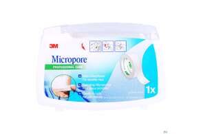 3M Micropore Dispenser 12,5 mm x 5 m, 1 Stück, A-Nr.: 2602594 - 01