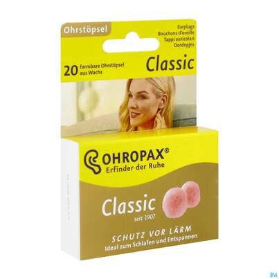 OHROPAX CLASSIC WACHS, 20 Stück, A-Nr.: 1625682 - 02