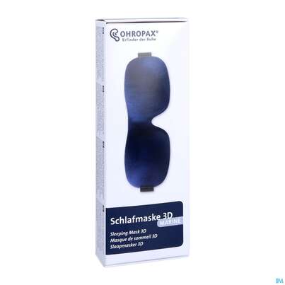 Sie sehen eine Packung Schlafmaske -ohropax Marine 3d 1st, Produktbild: 02 Schlafmaske -ohropax Marine 3d 1st, A-Nr.: 3993846 - 02