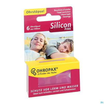 Sie sehen eine Packung OHROPAX SILENCE LAERM PINK, 6 Stück, Produktbild: 05 OHROPAX SILENCE LAERM PINK, 6 Stück, A-Nr.: 3036725 - 05