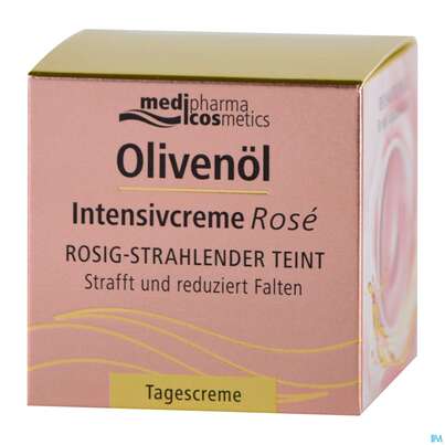 Sie sehen eine Packung Oliven Oel Dr.theiss Intensiv Creme Rose Tag 50ml, Produktbild: 04 Oliven Oel Dr.theiss Intensiv Creme Rose Tag 50ml, A-Nr.: 4834742 - 04