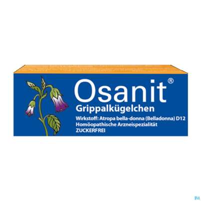 Sie sehen eine Packung OSANIT GRIPPALKUEGELCHEN, 7,5 Gramm, Produktbild: 01 OSANIT GRIPPALKUEGELCHEN, 7,5 Gramm, A-Nr.: 4455789 - 01