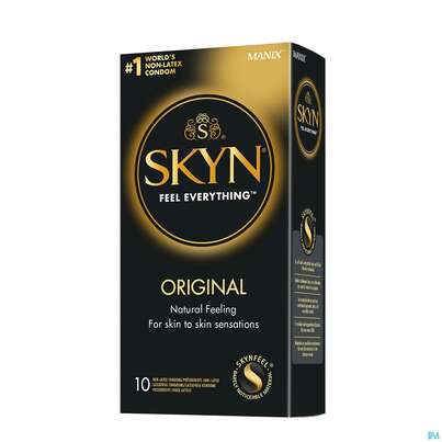 Sie sehen eine Packung Praeservative Blausiegel Skyn 10er 97301 Latexfrei 10st, Produktbild: 04 Praeservative Blausiegel Skyn 10er 97301 Latexfrei 10st, A-Nr.: 4035716 - 04