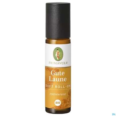 Sie sehen eine Packung Primavera Duft Roll-on Bio Gute Laune 10ml, Produktbild: 02 Primavera Duft Roll-on Bio Gute Laune 10ml, A-Nr.: 3161531 - 02