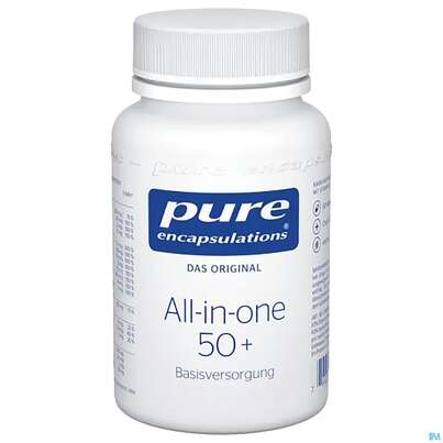 Sie sehen eine Packung Pure Encapsulations All-in-one 50+, 60 Stück, Produktbild: 01 Pure Encapsulations All-in-one 50+, 60 Stück, A-Nr.: 4856554 - 01