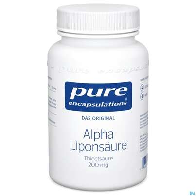 Sie sehen eine Packung Pure Encapsulations Alpha Liponsäure 200MG, 120 Stück, Produktbild: 02 Pure Encapsulations Alpha Liponsäure 200MG, 120 Stück, A-Nr.: 2603984 - 02