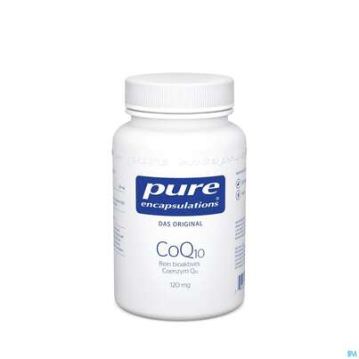 Sie sehen eine Packung Pure Encapsulations Coenzym Q10 120mg, 120 Stück, Produktbild: 01 Pure Encapsulations Coenzym Q10 120mg, 120 Stück, A-Nr.: 2604044 - 01