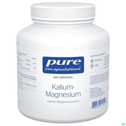 Sie sehen eine Packung Pure Encapsulations Kalium-Magnesium , 180 Stück, Produktbild: 02 Pure Encapsulations Kalium-Magnesium , 180 Stück, A-Nr.: 3408055 - 02