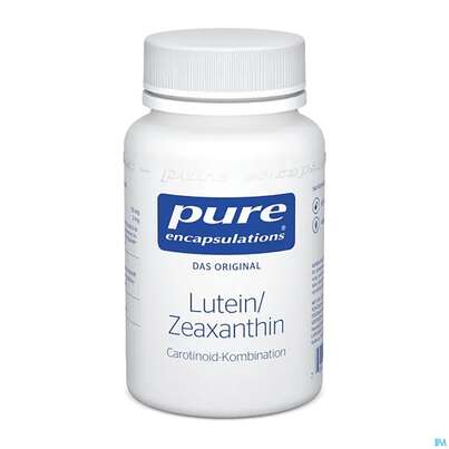 Sie sehen eine Packung Pure Encapsulations Lutein/Zeaxanthin, 60 Stück, Produktbild: 02 Pure Encapsulations Lutein/Zeaxanthin, 60 Stück, A-Nr.: 3280514 - 02