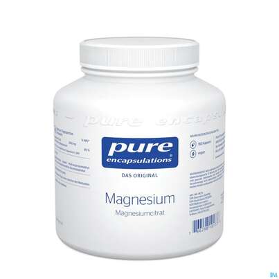 Sie sehen eine Packung Pure Encapsulations Magnesium Citrat , 180 Stück, Produktbild: 01 Pure Encapsulations Magnesium Citrat , 180 Stück, A-Nr.: 2604096 - 01