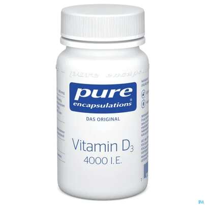 Sie sehen eine Packung Pure Encapsulations Vitamin D3, 60 Stück, Produktbild: 02 Pure Encapsulations Vitamin D3, 60 Stück, A-Nr.: 4545736 - 02