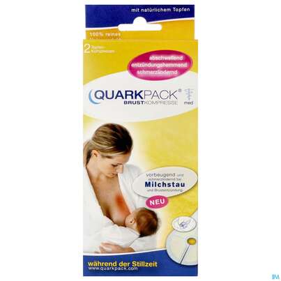 Sie sehen eine Packung Quarkpack Brustkompresse 2st, Produktbild: 01 Quarkpack Brustkompresse 2st, A-Nr.: 3406004 - 01
