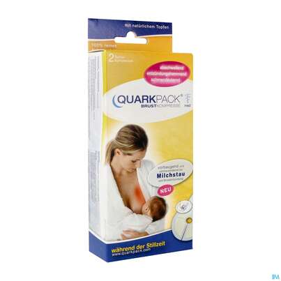 Sie sehen eine Packung Quarkpack Brustkompresse 2st, Produktbild: 02 Quarkpack Brustkompresse 2st, A-Nr.: 3406004 - 02