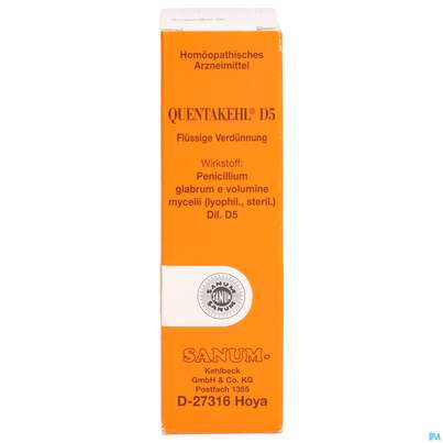 Sie sehen eine Packung QUENTAKEHL D 5 TR, 10 Milliliter, Produktbild: 01 QUENTAKEHL D 5 TR, 10 Milliliter, A-Nr.: 0992059 - 01
