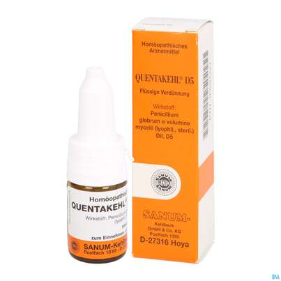 Sie sehen eine Packung QUENTAKEHL D 5 TR, 10 Milliliter, Produktbild: 04 QUENTAKEHL D 5 TR, 10 Milliliter, A-Nr.: 0992059 - 04