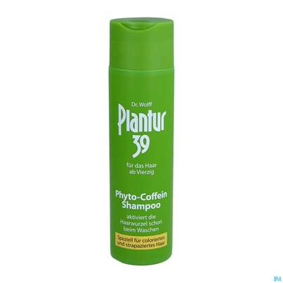 Sie sehen eine Packung Plantur 39 Coffein-Shampoo für coloriertes und strapaziertes Haar, 250 Milliliter, Produktbild: 06 Plantur 39 Coffein-Shampoo für coloriertes und strapaziertes Haar, 250 Milliliter, A-Nr.: 3275973 - 06