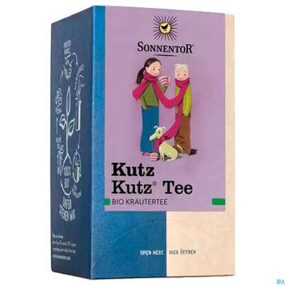 Sie sehen eine Packung Sonnentor Kutz Kutz® Kräutertee, 18 Stück, Produktbild: 02 Sonnentor Kutz Kutz® Kräutertee, 18 Stück, A-Nr.: 4042403 - 02