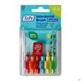 Sie sehen eine Packung Tepe Interdentalbuersten Gemischt 6st, Produktbild: 04 Tepe Interdentalbuersten Gemischt 6st, A-Nr.: 3814789 - 04