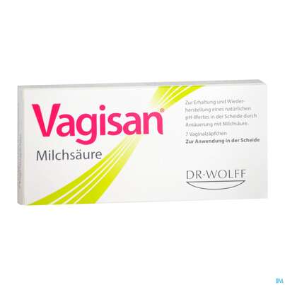 Sie sehen eine Packung VAGISAN MILSRE VAG.ZAEPF, 7 Stück, Produktbild: 03 VAGISAN MILSRE VAG.ZAEPF, 7 Stück, A-Nr.: 4089474 - 03