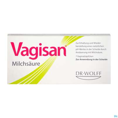 Sie sehen eine Packung VAGISAN MILSRE VAG.ZAEPF, 7 Stück, Produktbild: 05 VAGISAN MILSRE VAG.ZAEPF, 7 Stück, A-Nr.: 4089474 - 05