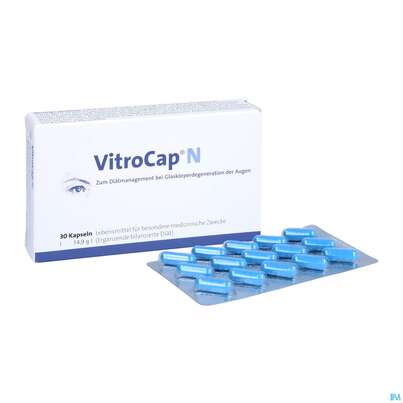 Sie sehen eine Packung Vitrocap N Kapseln Monatspackung 30st, Produktbild: 05 Vitrocap N Kapseln Monatspackung 30st, A-Nr.: 4372247 - 05