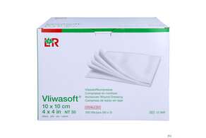 Vlieskompressen Vliwasoft 6fach Steril 10x 10cm 100st, A-Nr.: 1372761 - 01