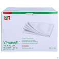 Sie sehen eine Packung Vlieskompressen Vliwasoft 6fach Steril 10x 10cm 100st, Produktbild: 01 Vlieskompressen Vliwasoft 6fach Steril 10x 10cm 100st, A-Nr.: 1372761 - 01