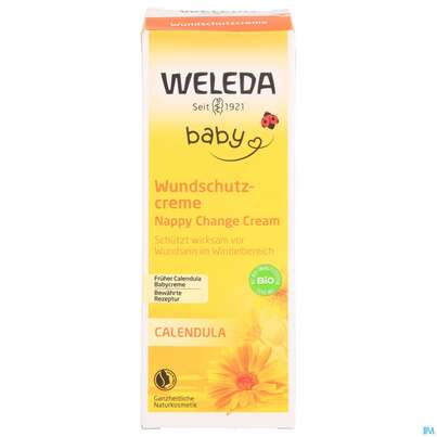 Sie sehen eine Packung Weleda Calendula Wundschutzcreme 75ml, Produktbild: 01 Weleda Calendula Wundschutzcreme 75ml, A-Nr.: 4126927 - 01