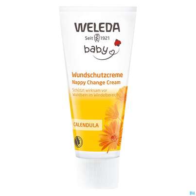Sie sehen eine Packung Weleda Calendula Wundschutzcreme 75ml, Produktbild: 02 Weleda Calendula Wundschutzcreme 75ml, A-Nr.: 4126927 - 02