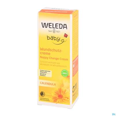 Sie sehen eine Packung Weleda Calendula Wundschutzcreme 75ml, Produktbild: 03 Weleda Calendula Wundschutzcreme 75ml, A-Nr.: 4126927 - 03